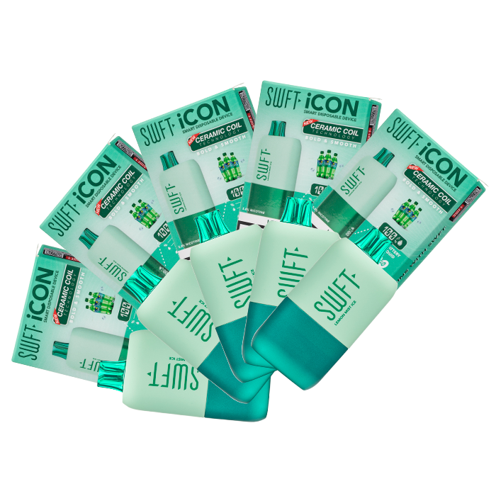 10-PACK SWFT ICON 7500 Smart Display Disposable